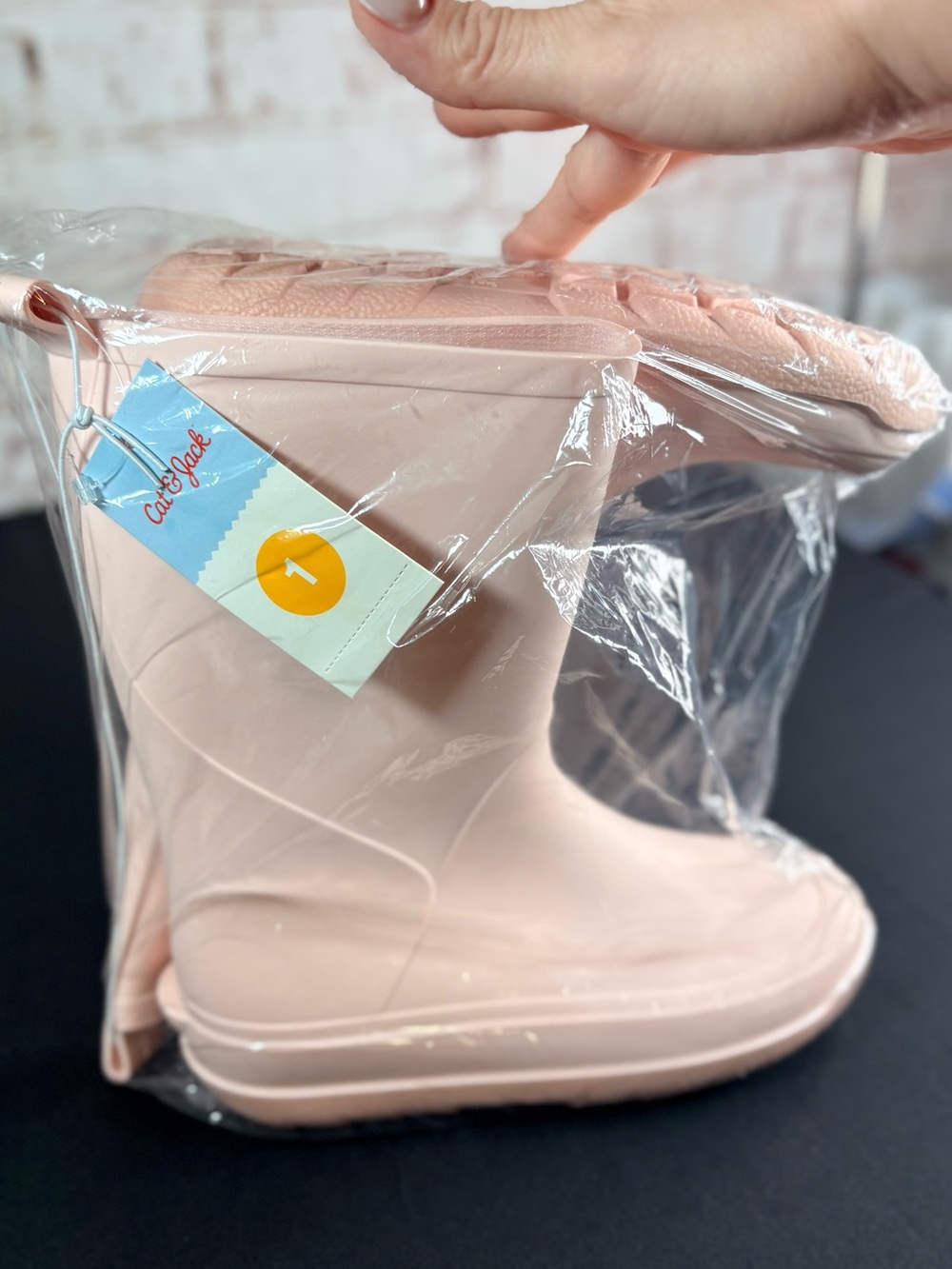 Cat & Jack Blush Pink Kids Rain Boots